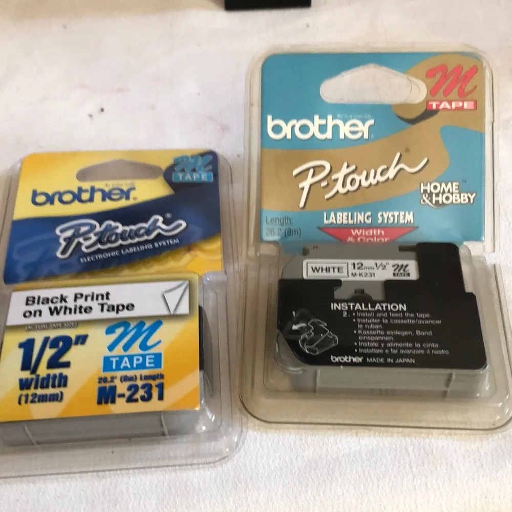 Brother P-touch Labeling Tape Duo Pack